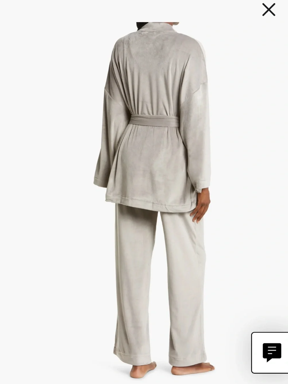 NWT SKIMS Women's Velour Wrap Lounge Set